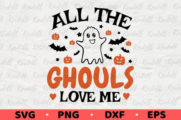 Download All the Ghouls Love Me, Kids Halloween - Premium Resources