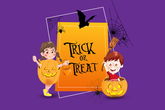 Download Cool Kids Halloween Party Vector Design - Premium Bundle