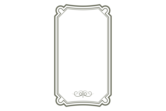 Download Decorative Vignette Template. Blank Orna - Vignette Collection