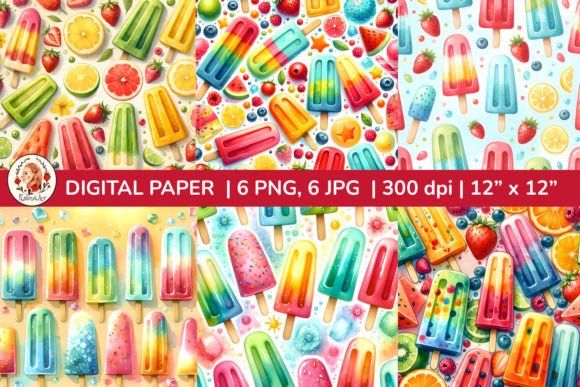Download Summer Digital Paper, Summer Pattern, - Summer pattern Collection