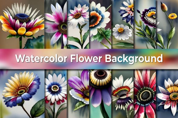 Download Watercolor Flower Background - Premium Resources